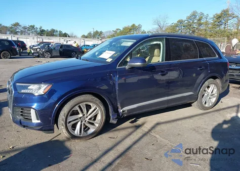 2020 Audi Q7 Prestige 55 Tfsi Quattro Tiptronic из США, поврежденный, VIN WA1VXBF78LD007741